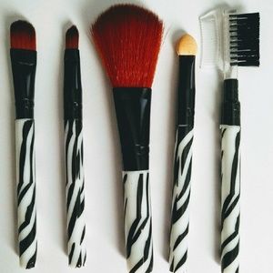 Makeup Brush Cosmetic Brush Kit 5 Pcs Travel Set